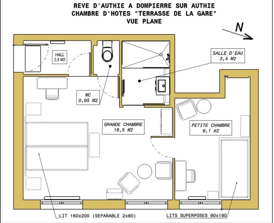 Reve D'Authie Bed & Breakfast Dompierre-sur-Authie Bagian luar foto